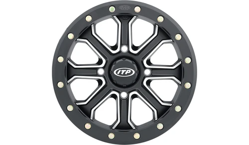 ITP Front/Rear Inertia Wheel For UTV/ATV - Black - 14x7 - 4/156 - 5+2 (Check Fitment) 2 ITP Front/Rear Inertia Wheel For UTV/ATV - Black - 14x7 - 4/156 - 5+2 (Check Fitment) - Image 2
