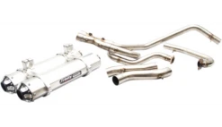 Trinity Stage 5 Exhaust 4-Dual System For '14-18 Kawasaki KRF 800 Teryx - Brushed