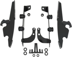 Memphis Shades Batwing Windshield Mounting Kit For Phantom '10-Up-Black FAIRING AND WINDSHIELD NOT INCLUDED