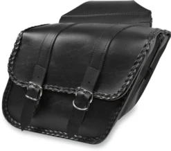 Willie & Max Compact Braided Slant Saddlebags