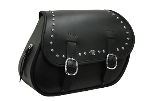 Boss Bags Close Fitting #37 Model Studded For Softail Models 1 Boss Bags Close Fitting #37 Model Studded For Softail Models