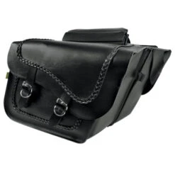 Willie & Max Fleetside Slant Saddlebags - Braided Series