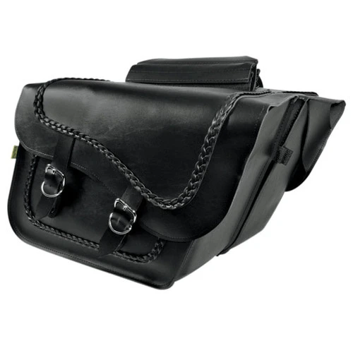 Willie & Max Fleetside Slant Saddlebags - Braided Series
