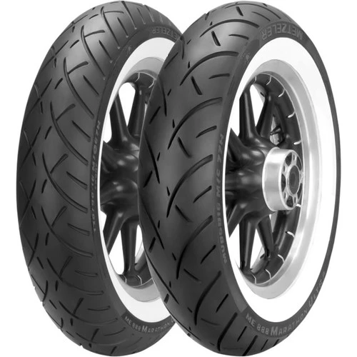 Metzeler Tires ME888 Marathon ULTRA Mileage-No Compromise Whitewall Front Tire -MH90-21WWW-TL (54H) -Each 1 Metzeler Tires ME888 Marathon ULTRA Mileage-No Compromise Whitewall Front Tire -MH90-21WWW-TL (54H) -Each