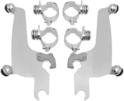 Memphis Shades Sportshield No Tool Windshield Mounting Hardware For VTX1300C '04-Up (with Exposed Forks)