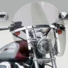 National Cycle SwitchBlade Windshield For FXCW/FXCWC Rocker/ Custom '08-09 - Chopped, Clear Style
