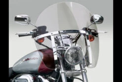 National Cycle SwitchBlade Windshield For FXCW/FXCWC Rocker/ Custom '08-09 - Chopped, Clear Style