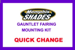 Memphis Shades Gauntlet Mounting Kit For '95-10 XL 883C/1200C - Polished GAUNTLET FAIRING SOLD SEPARATELY