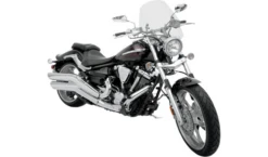 Memphis Shades Handlebar Mount Windshield - Hell Cat Style For Hondas With 7/8-1" Bars