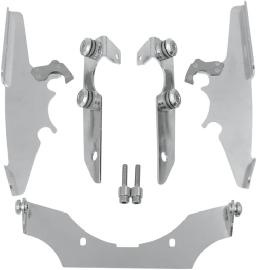 Memphis Shades Batwing Windshield Mounting Kit For Ace 750 Deluxe '98-03-Polished FAIRING AND WINDSHIELD NOT INCLUDED 1 Memphis Shades Batwing Windshield Mounting Kit For Ace 750 Deluxe '98-03-Polished FAIRING AND WINDSHIELD NOT INCLUDED