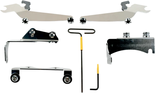 Memphis Shades Sportshield No-Tool Windshield Mounting Hardware For Vulcan 900 Classic '06-up 1 Memphis Shades Sportshield No-Tool Windshield Mounting Hardware For Vulcan 900 Classic '06-up