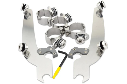 Memphis Shades Sportshield Windshield Quick Change Mounting Kit For XL '73-UP 1 Memphis Shades Sportshield Windshield Quick Change Mounting Kit For XL '73-UP